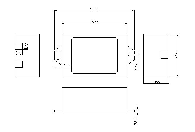 DC12 24V DMX PWM Waterproof Controller